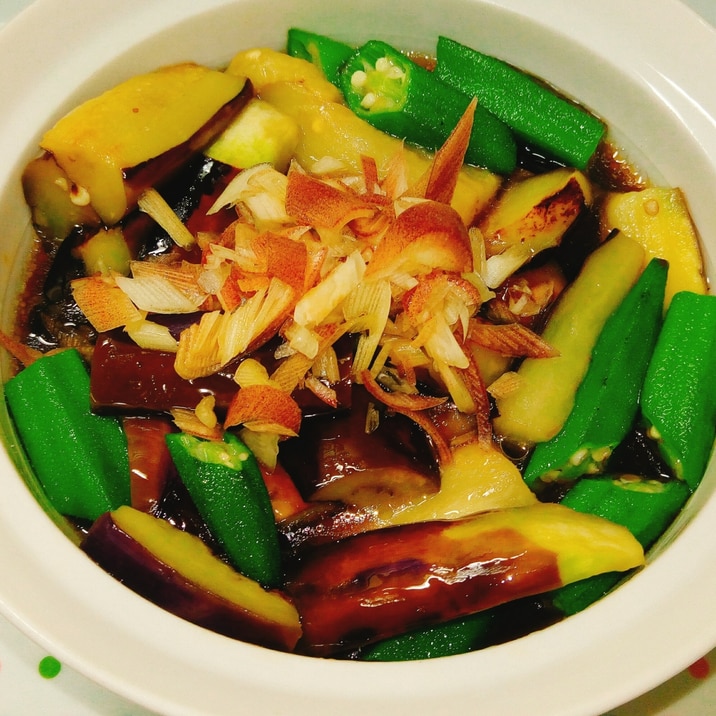 夏野菜 ナスとオクラとミョウガのポン酢浸し レシピ 作り方 By Suimy7447 楽天レシピ 夏野菜 ナスとオクラとミョウガのポン酢浸し レシピ 作り方 By Suimy7447 楽天レシピ